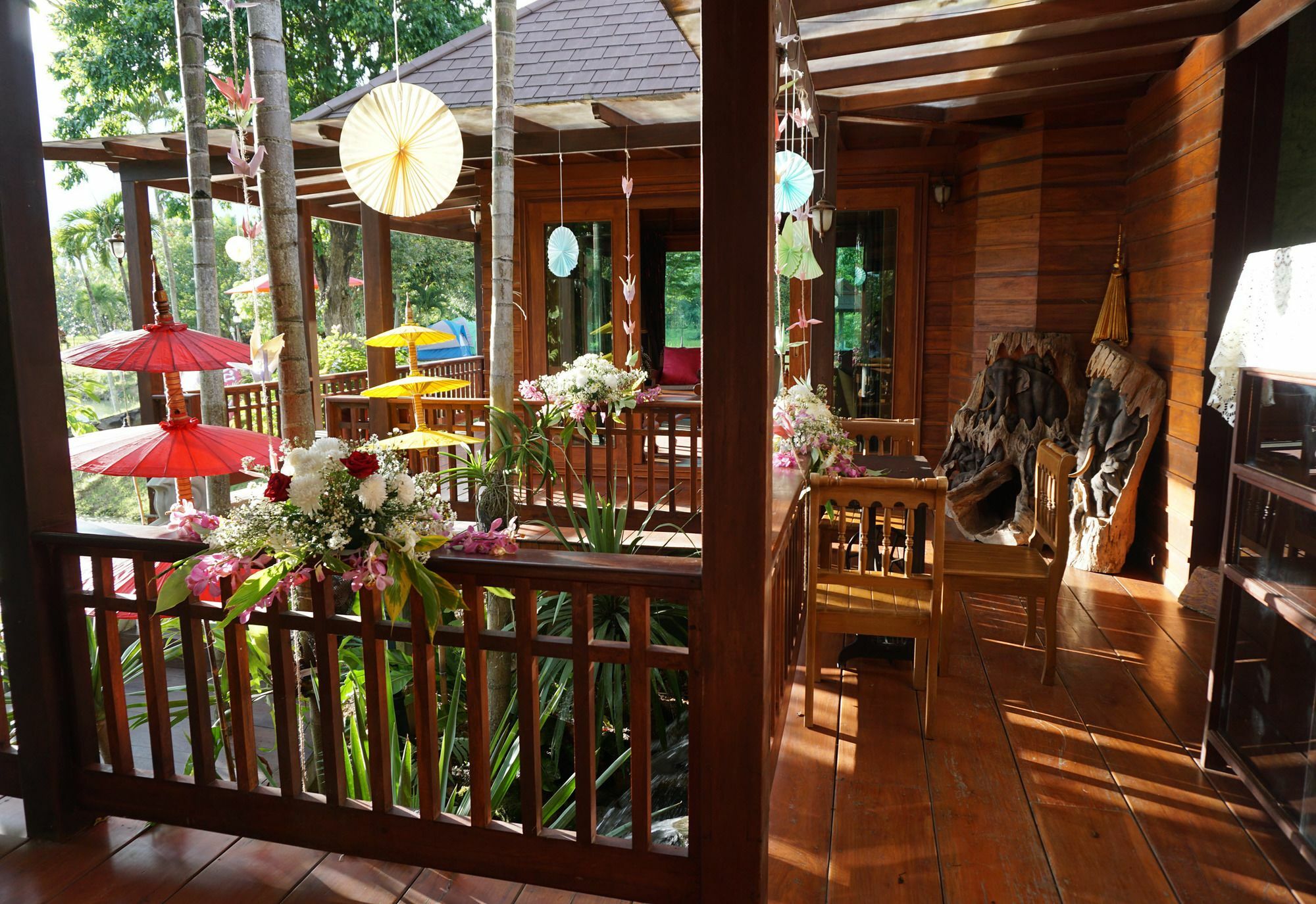 Ban Suan Tawan Chiang Dao Hotel Exterior photo
